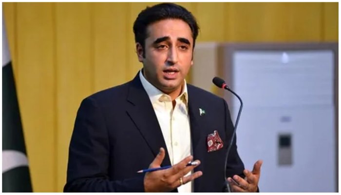 Foreign Minister Bilawal Bhutto-Zardari speaking during an event. — AFP/ File