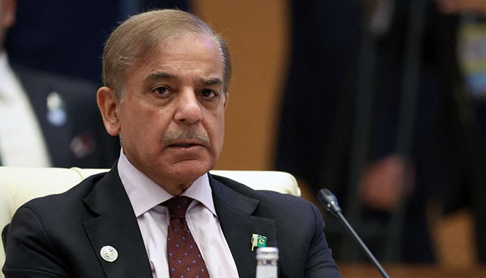 Prime Minister of Pakistan Shehbaz Sharif attends the Shanghai Cooperation Organisation (SCO) leaders summit in Samarkand on September 16, 2022. — AFP