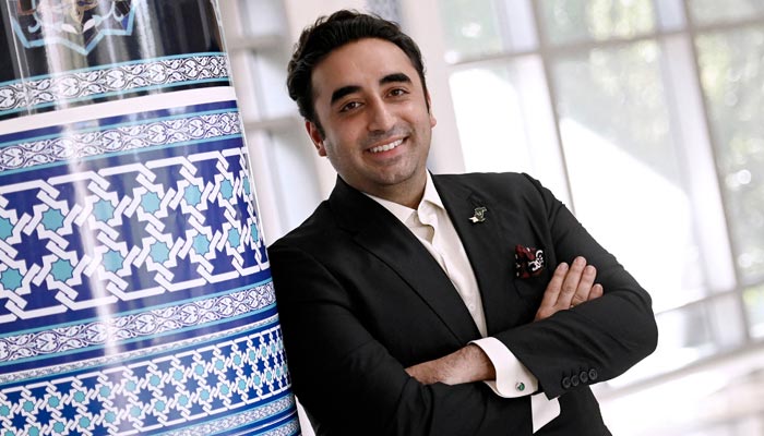 Pakistan´s Foreign Minister Bilawal Bhutto-Zardari poses for a photo at the Embassy of Pakistan in Washington, DC, September 27, 2022. — AFP/File