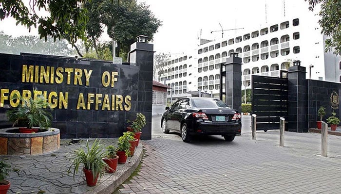 The Foreign Office building in Islamabad. APP