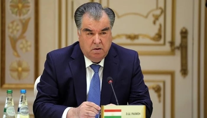 Tajikistan President Emomali Rahmon. Radio Pakistan/File