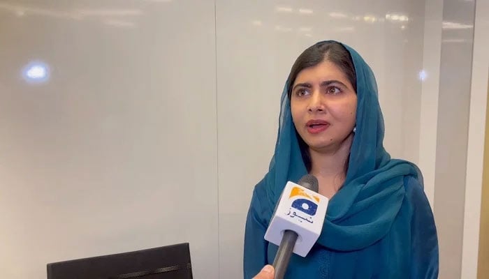 Nobel Peace Prize winner Malala Yousafzai — Courtesy Murtaza Ali Shah