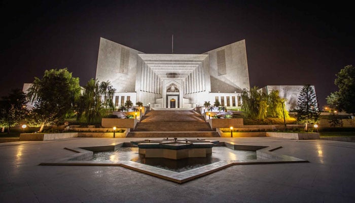 The front view of the Supreme Court premises in Islamabad. supremecourt.gov.pk