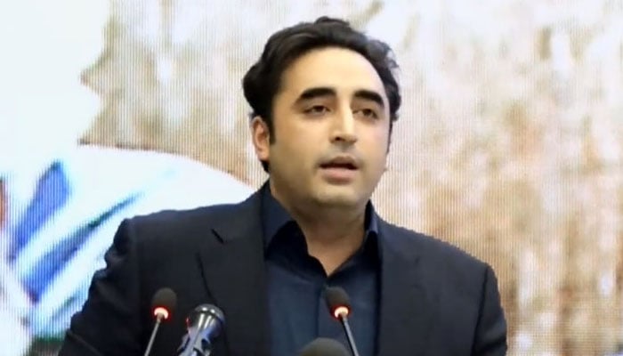 Foreign Minister Bilawal Bhutto-Zardari addresses an event in this undated photo. — Radio Pakistan