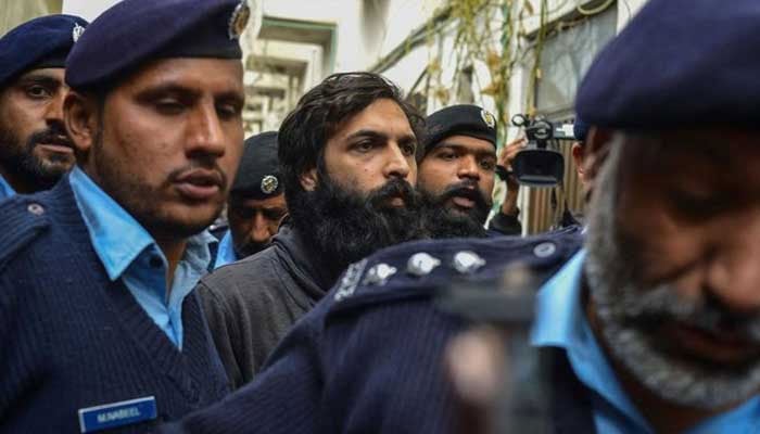 Pakistani-American Zahir Jaffer, the main convict in the Noor Muqaddam murder case, arrives in court in Islamabad. — AFP/File