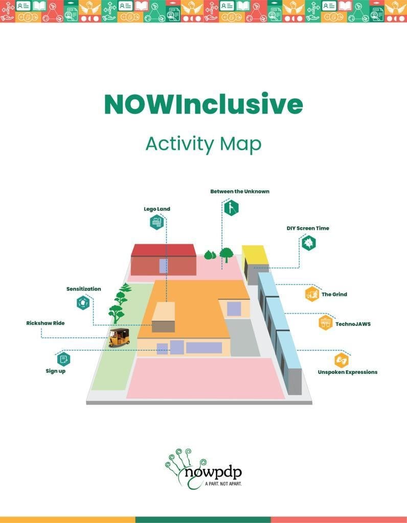 The activity map of NOWInclusive tour. — NOWPDP