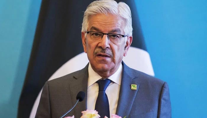 Defence Minister Khawaja Asif. — AFP/File