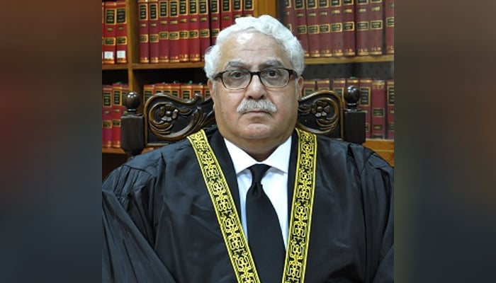 Supreme Court Justice Sayyed Mazahar Ali Akbar Naqvi. — SC website